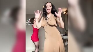 charli xcx - Slutty babe Selena sweetly chats and teases her sweet figure in dresses in front of the camera