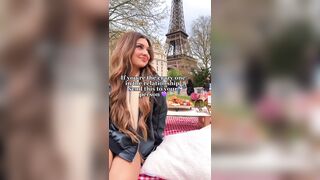 kaylee rose -  Cute babe takes a holiday in Paris and films herself on camera