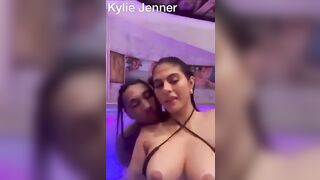 kendal jenner -  Bitch pleasuring her pussy and getting pleasure from her boyfriend