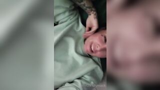 christy mack - Young woman shows her pussy and masturbates with a vibrator, getting pleasure