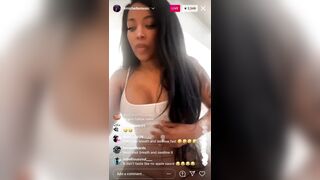 k michelle - Mulatto With Big Tits Live Talking Nicely