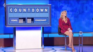 rachel riley - Milfochka is hosting the show in a gorgeous dress and chatting sweetly.