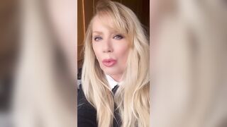 british 00 s porn - Milf is cute in her clothes chatting with the chat room