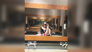 mindiyarova11 - young woman in clothes on camera fighting in the mirror