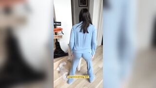 ariel winter - Young woman in clothes dancing in front of the camera and chatting sweetly to the chat room